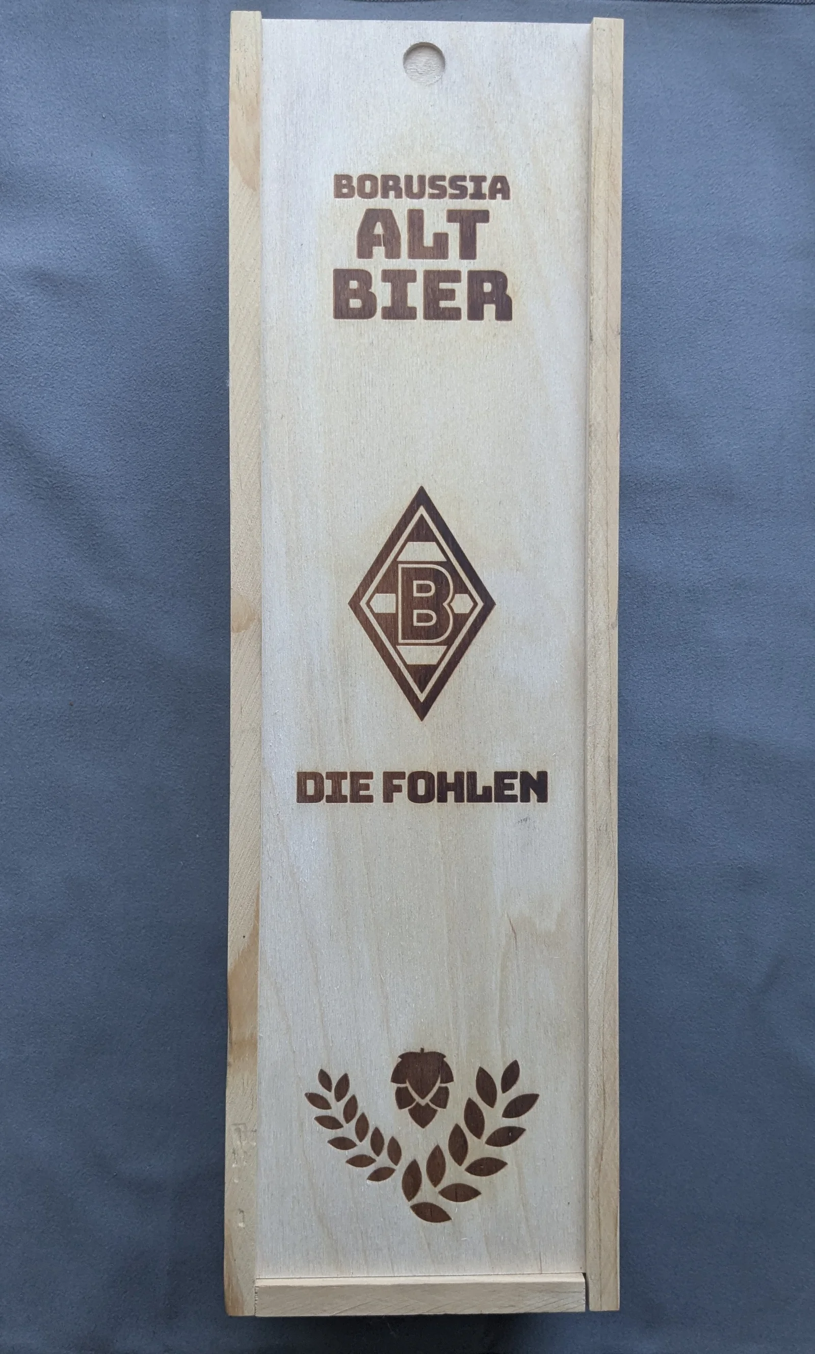 Borussia Mönchengladbach Altbier Die Fohlen Holzbox Fanartikel Handmade