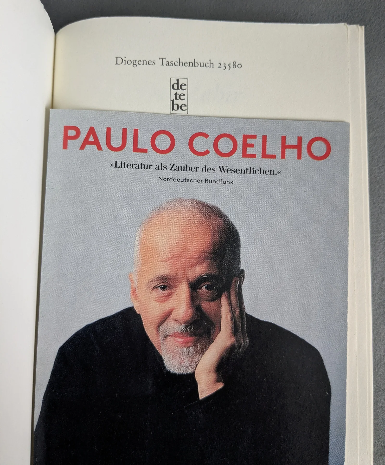 Paulo Coelho - Der Zahir - Roman - Diogenes