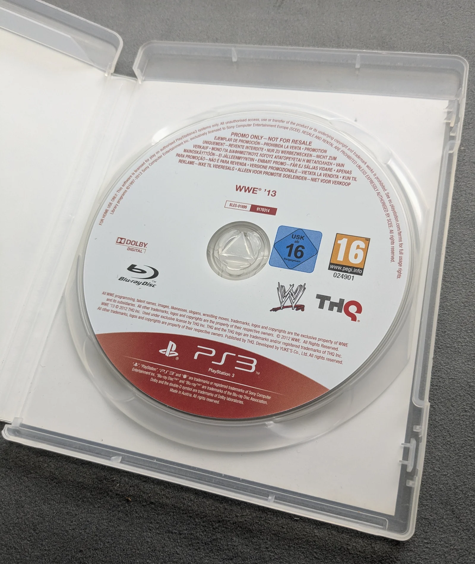 WWE 13 First Edition PS3 Playstation 3 Mit OVP
